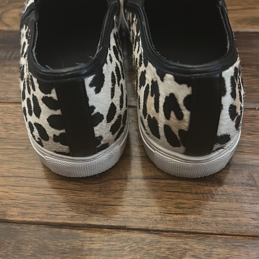 J/Slides Calf Fur, Cheetah Print Slip Ons. - image 2